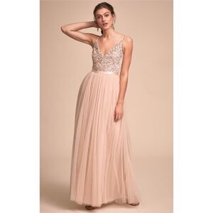 Anthropologie x BHLDN Avery Embellished Dress